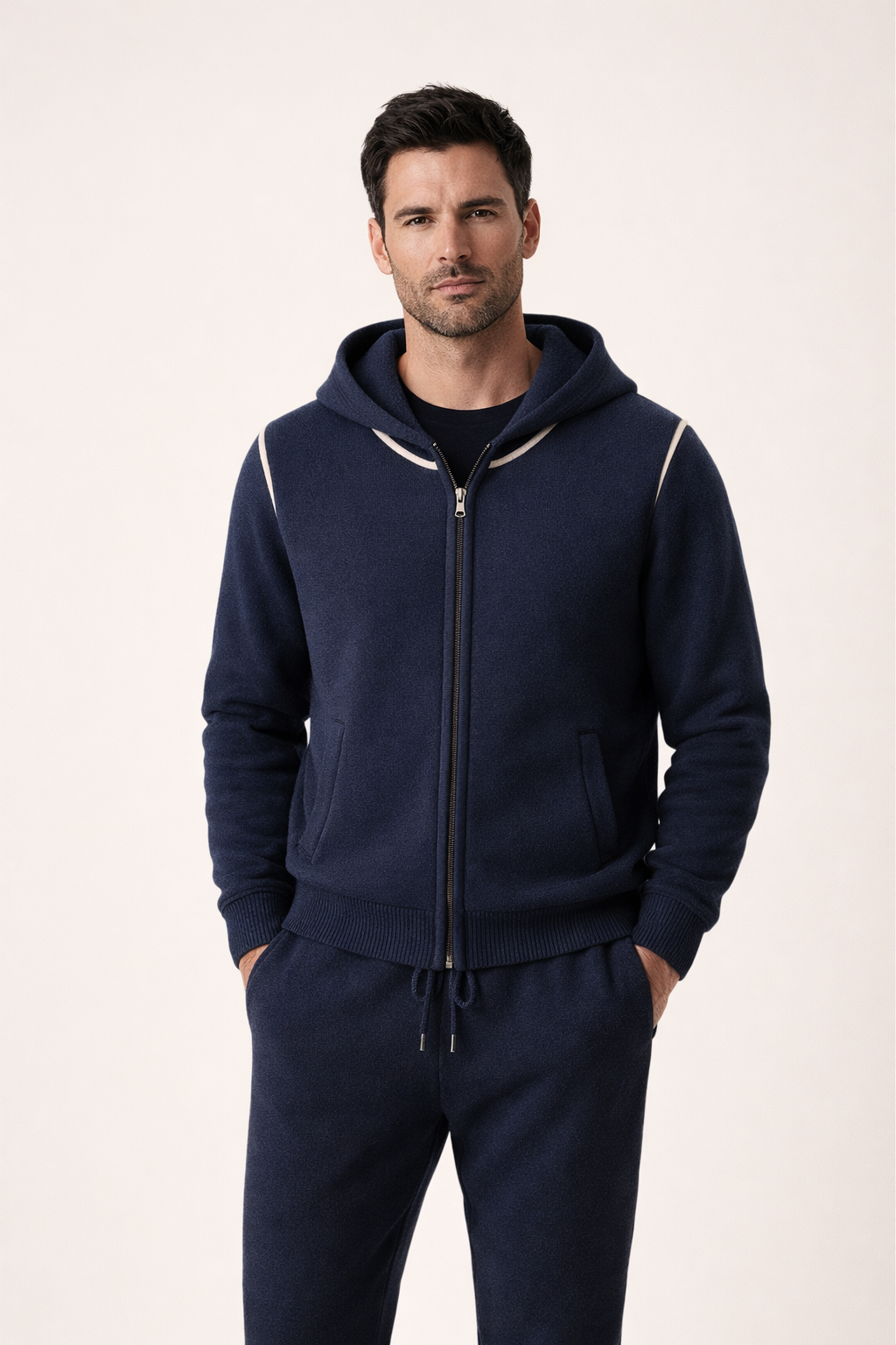 Lorenzo Cashmere Set Navy