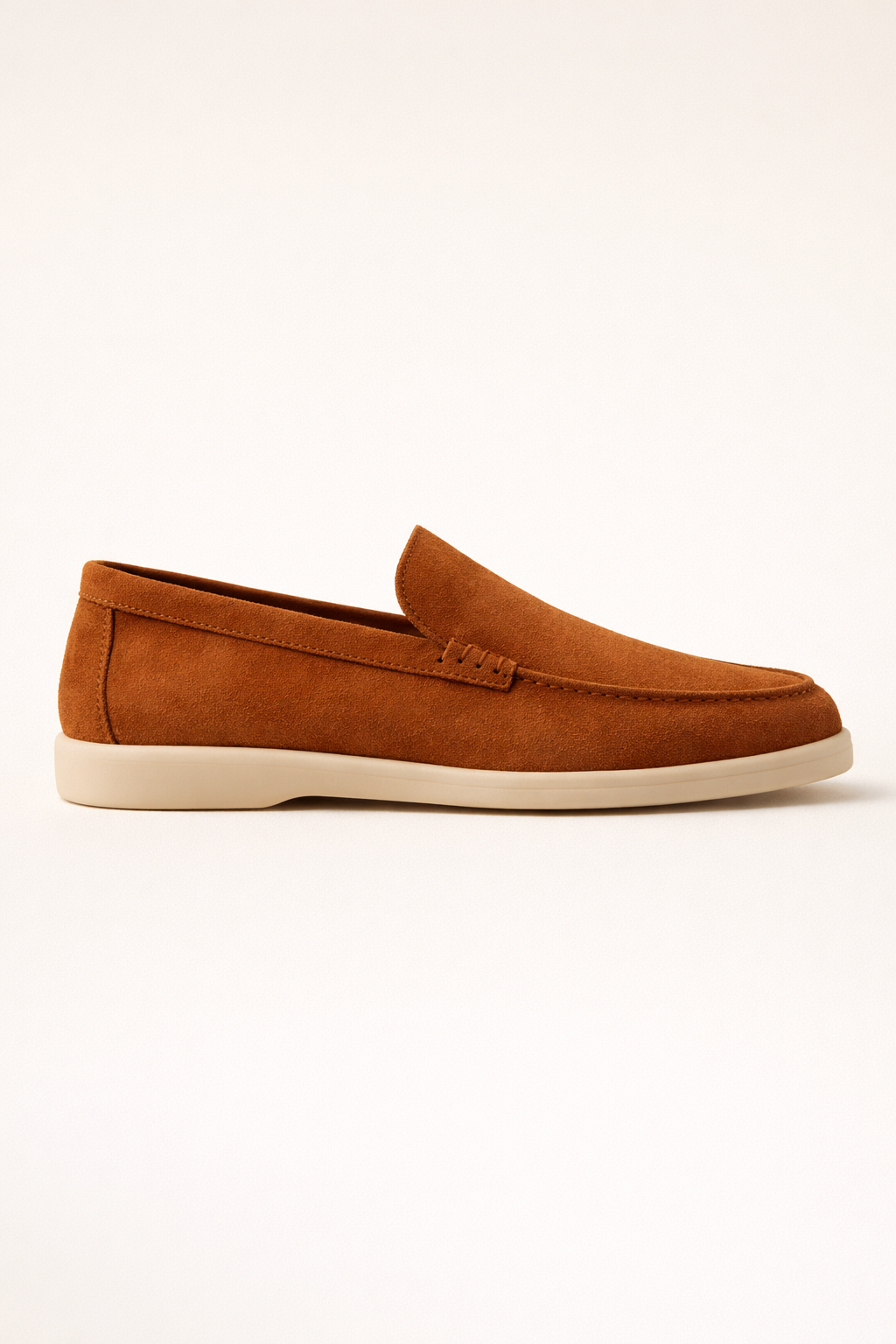 Lorenzo Suede Loafers Terracotta