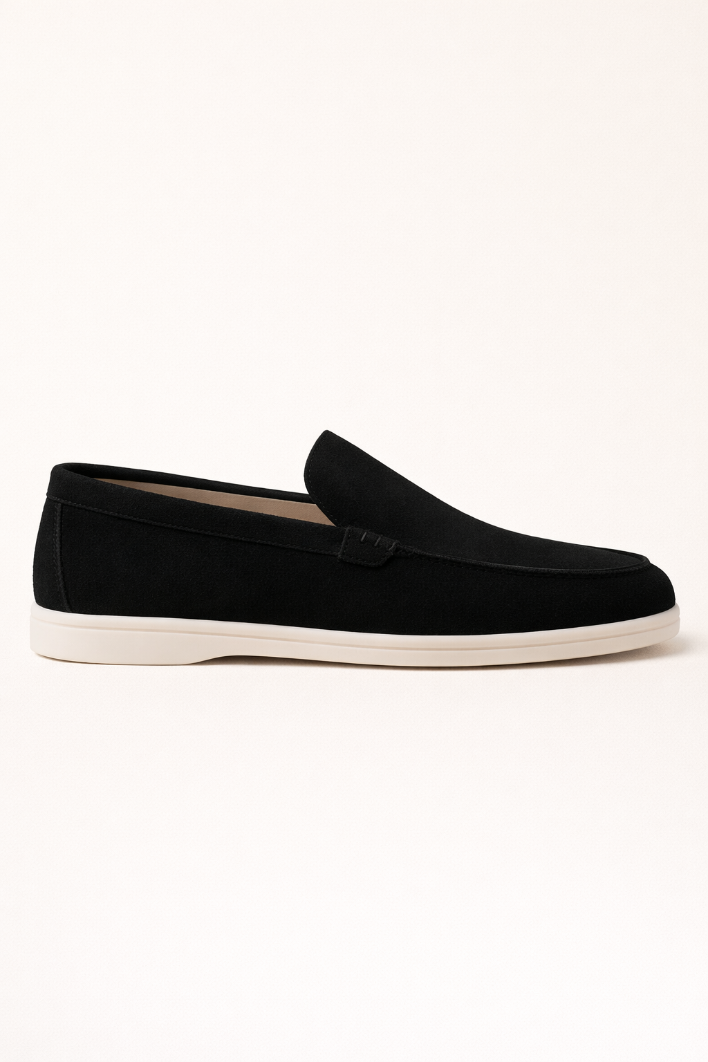 Lorenzo Suede Loafers Black