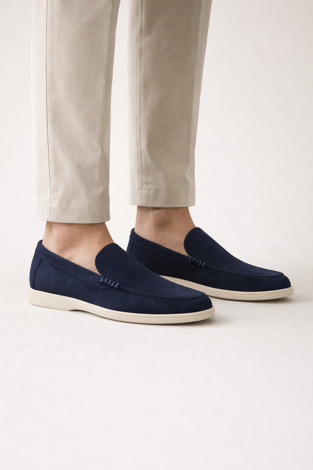 Lorenzo Suede Loafers Navy