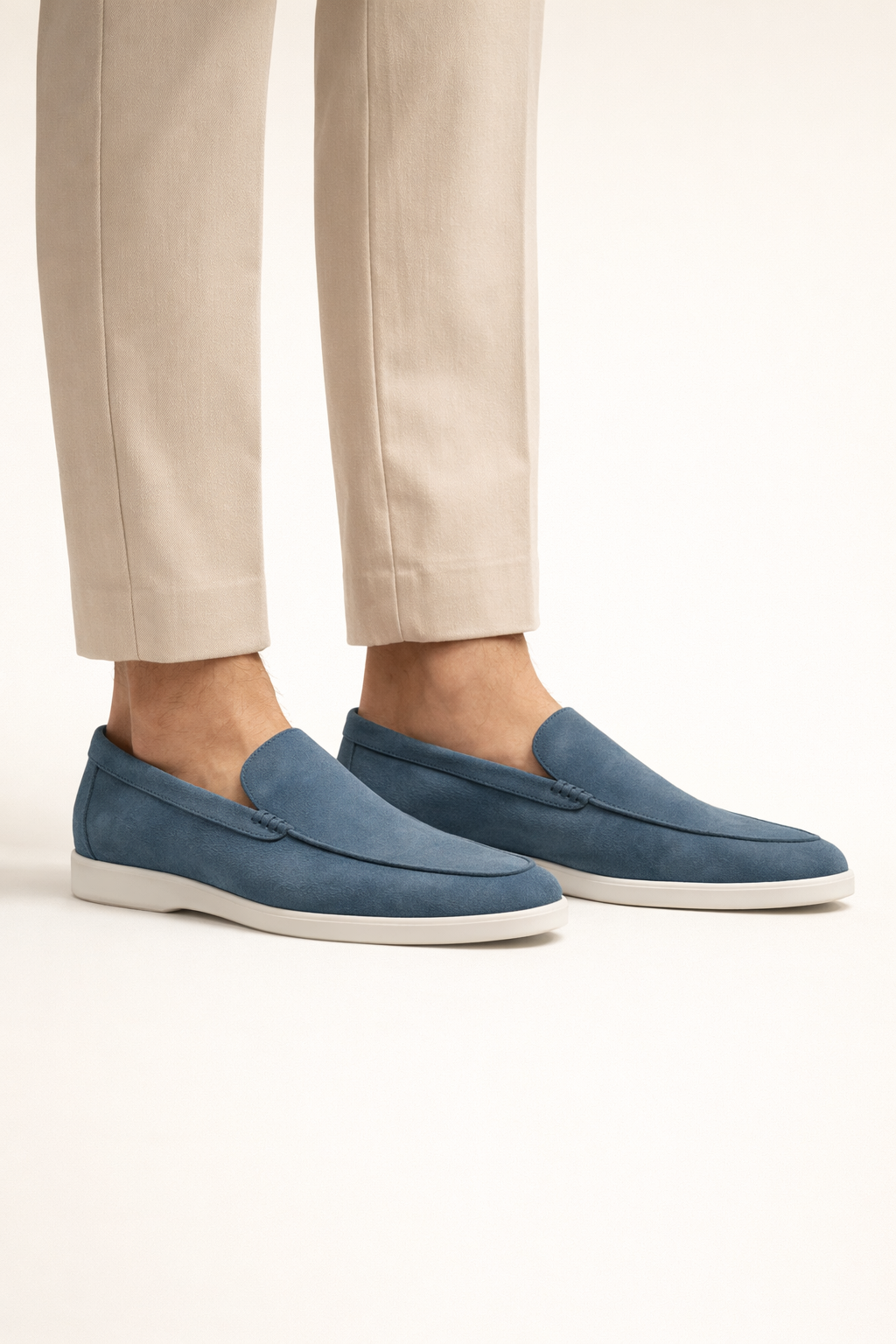 Lorenzo Suede Loafers Ocean Teal