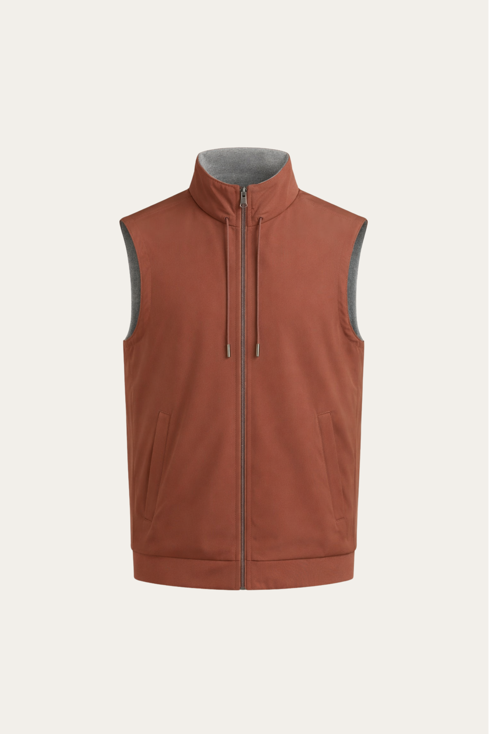 Lorenzo Reversible Vest Terracotta