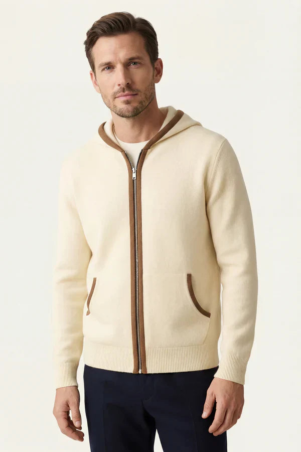 Sorano Hooded Cardigan Cream
