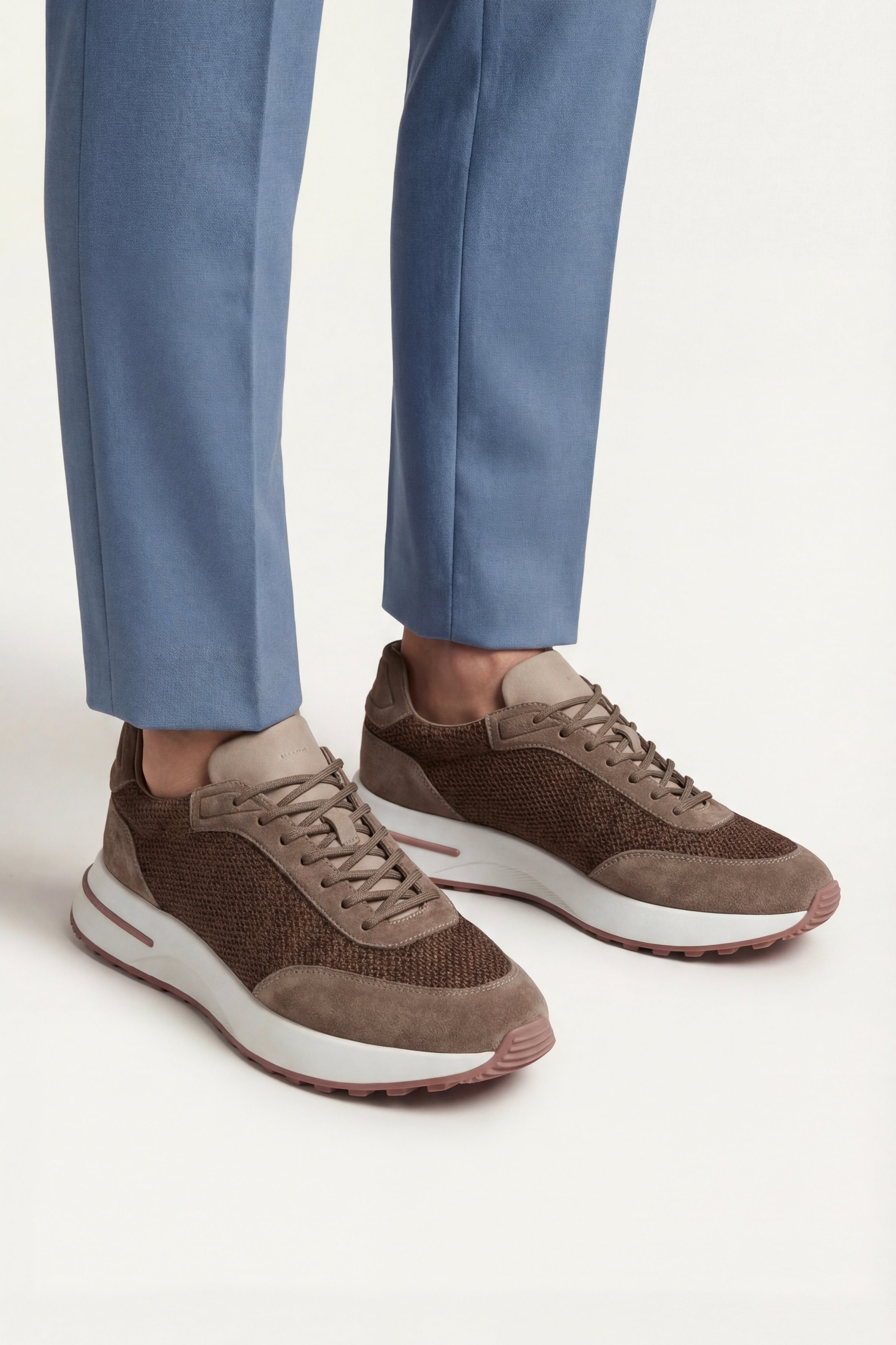 Rivaro Mesh Sneaker Dark Brown