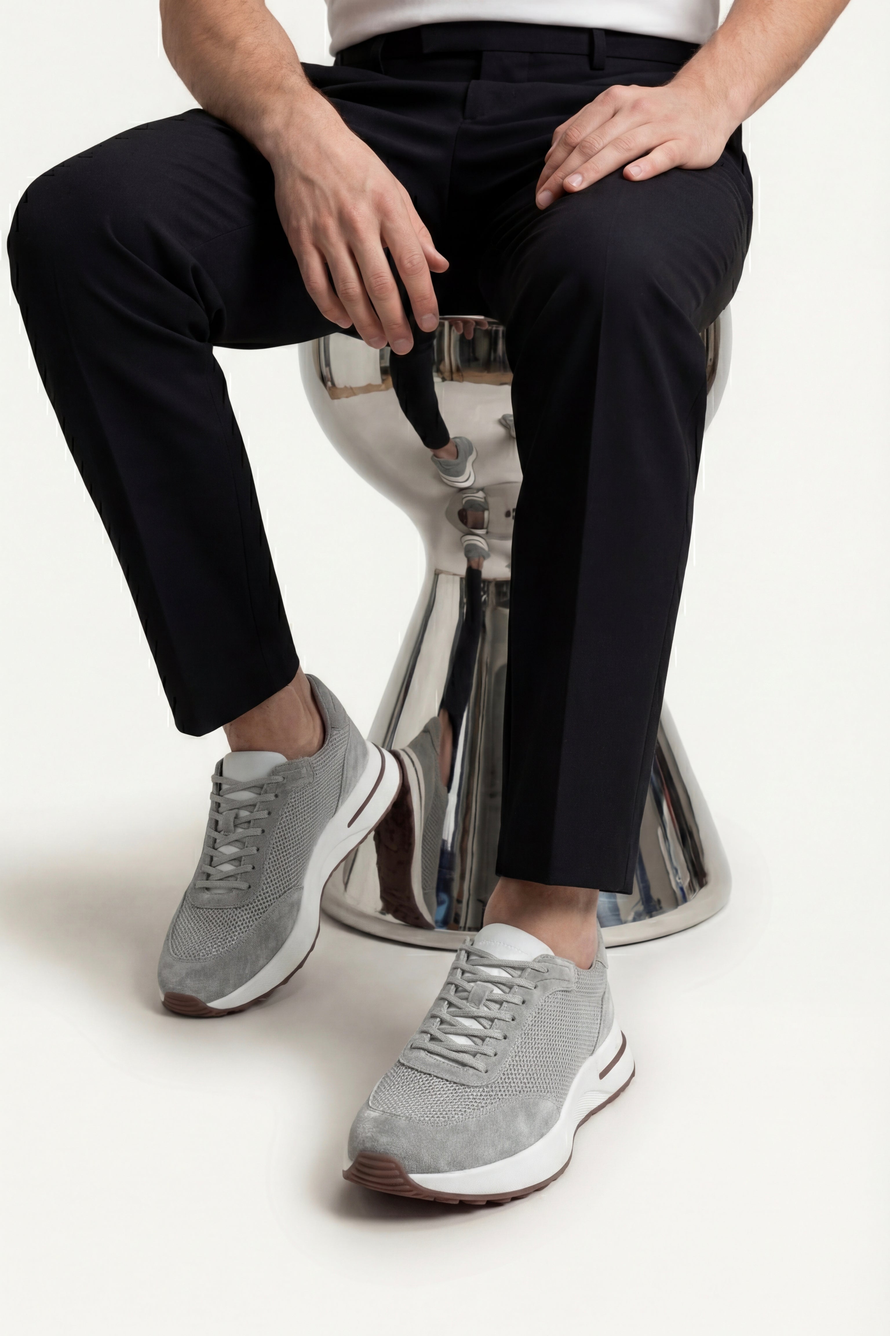 Rivaro Mesh Sneaker Light Grey