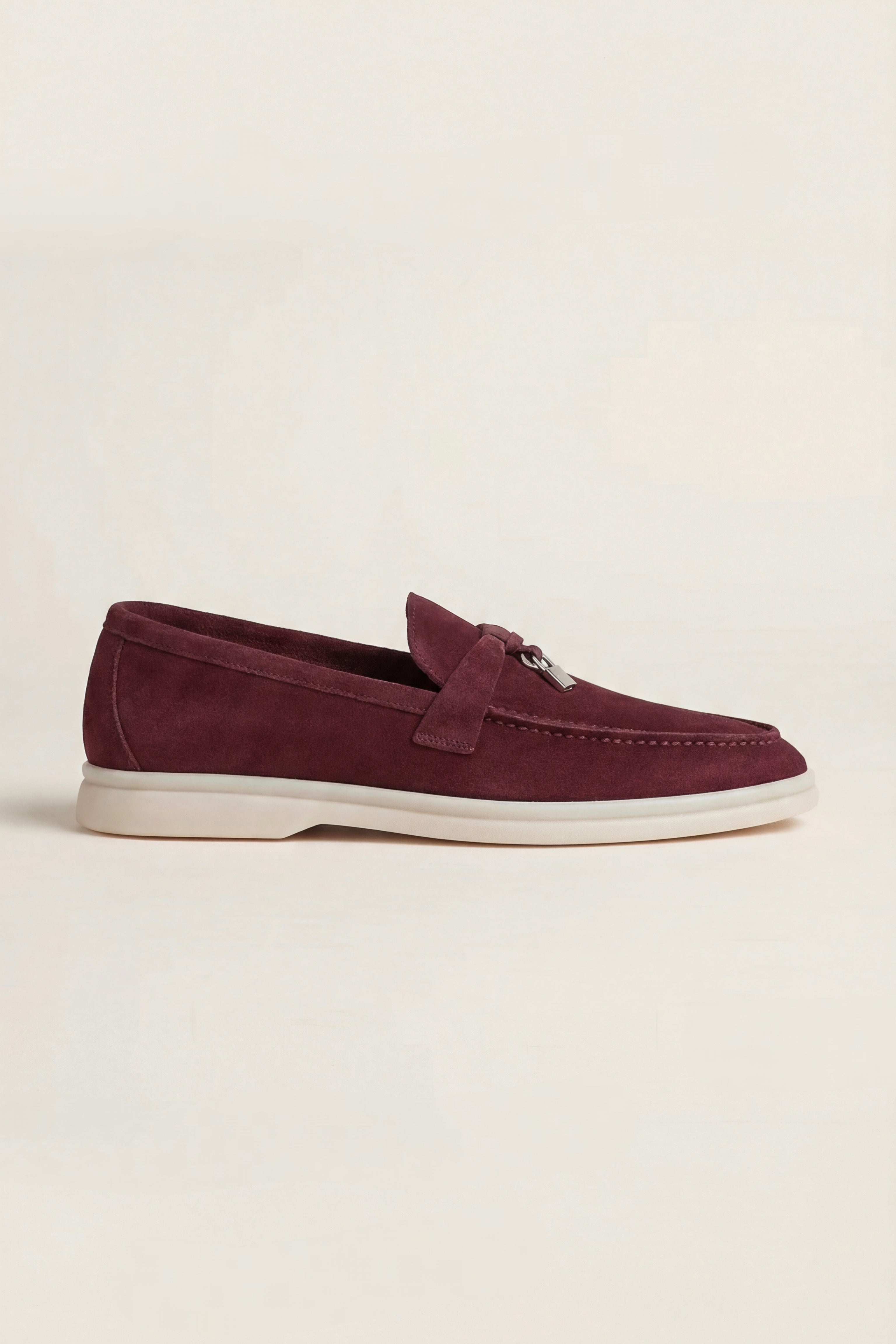 Lorenzo Buckle Loafer Burgundy Wine