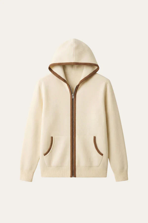 Sorano Hooded Cardigan Cream