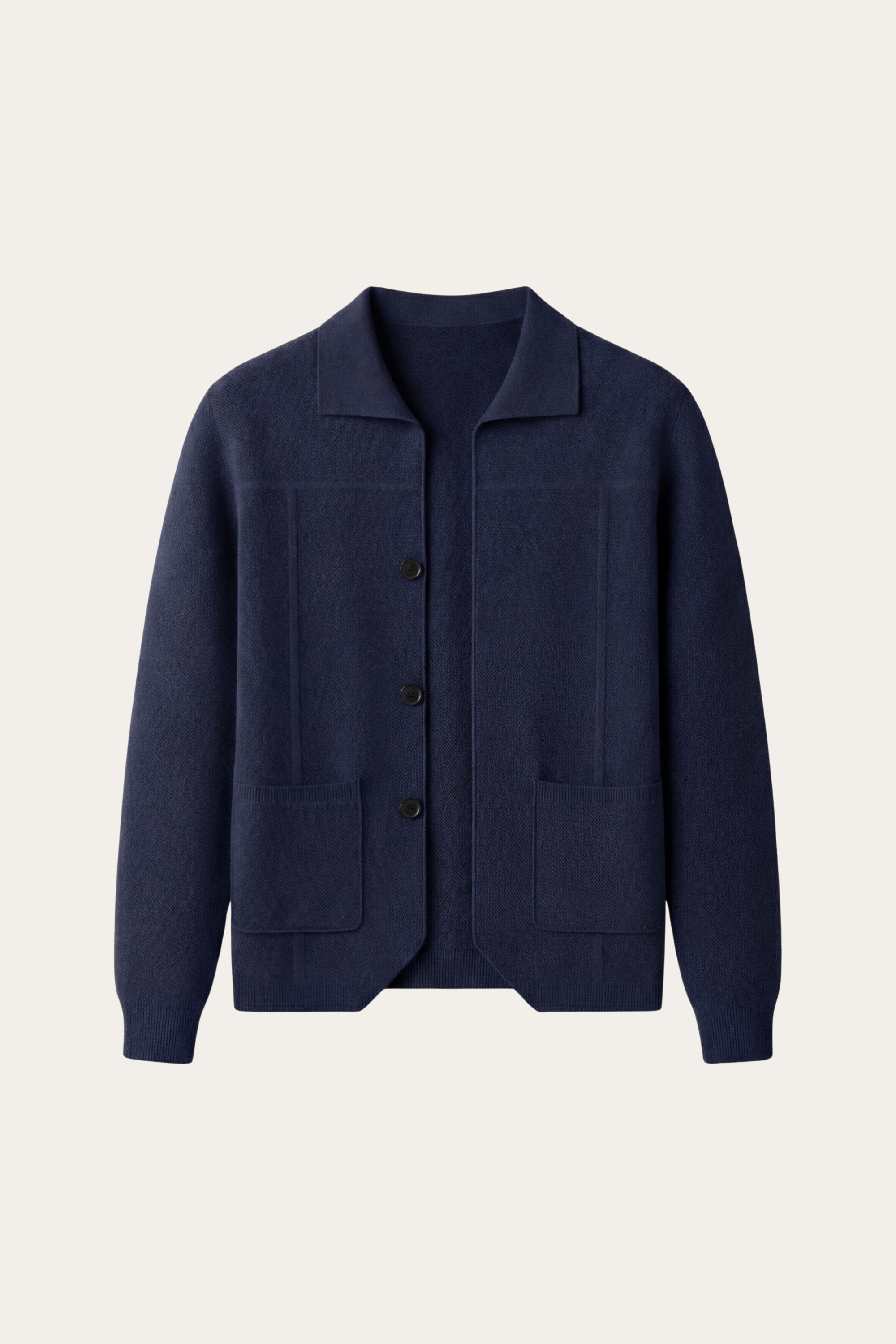 Valero Cashmere Cardigan Navy