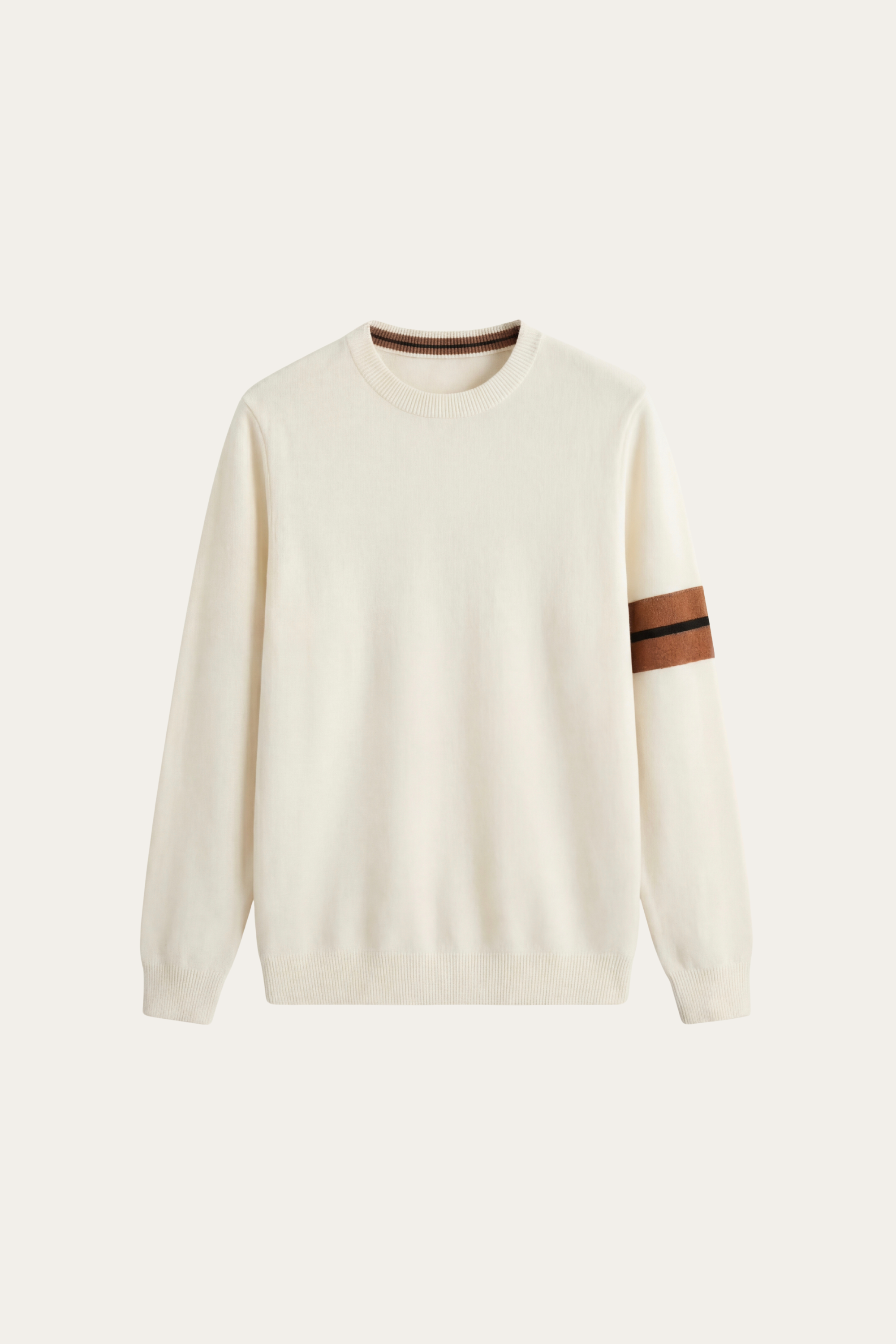 Valeno Cashmere Crewneck Sweater White