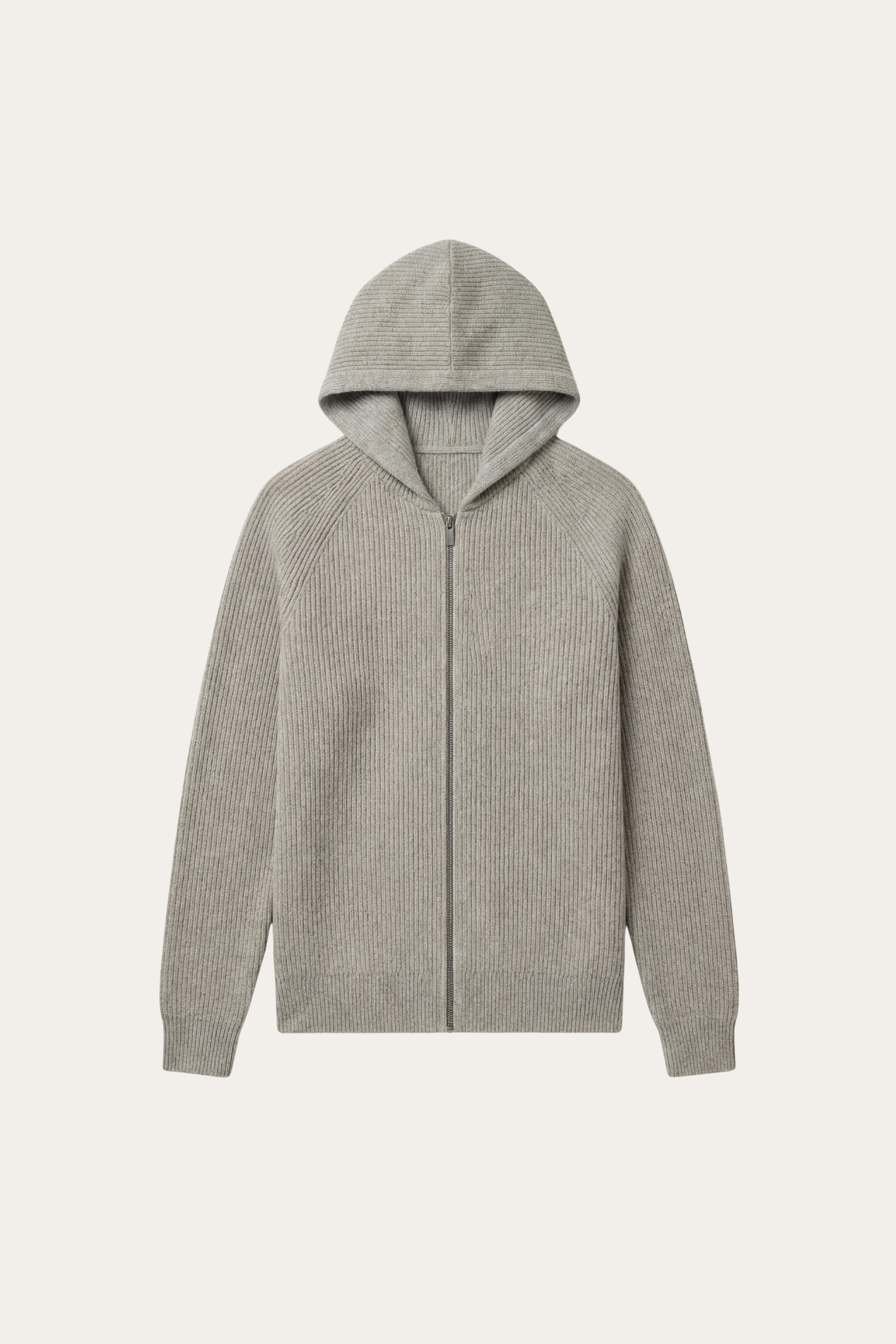 Amalfi Merino Hooded Sweater Grey