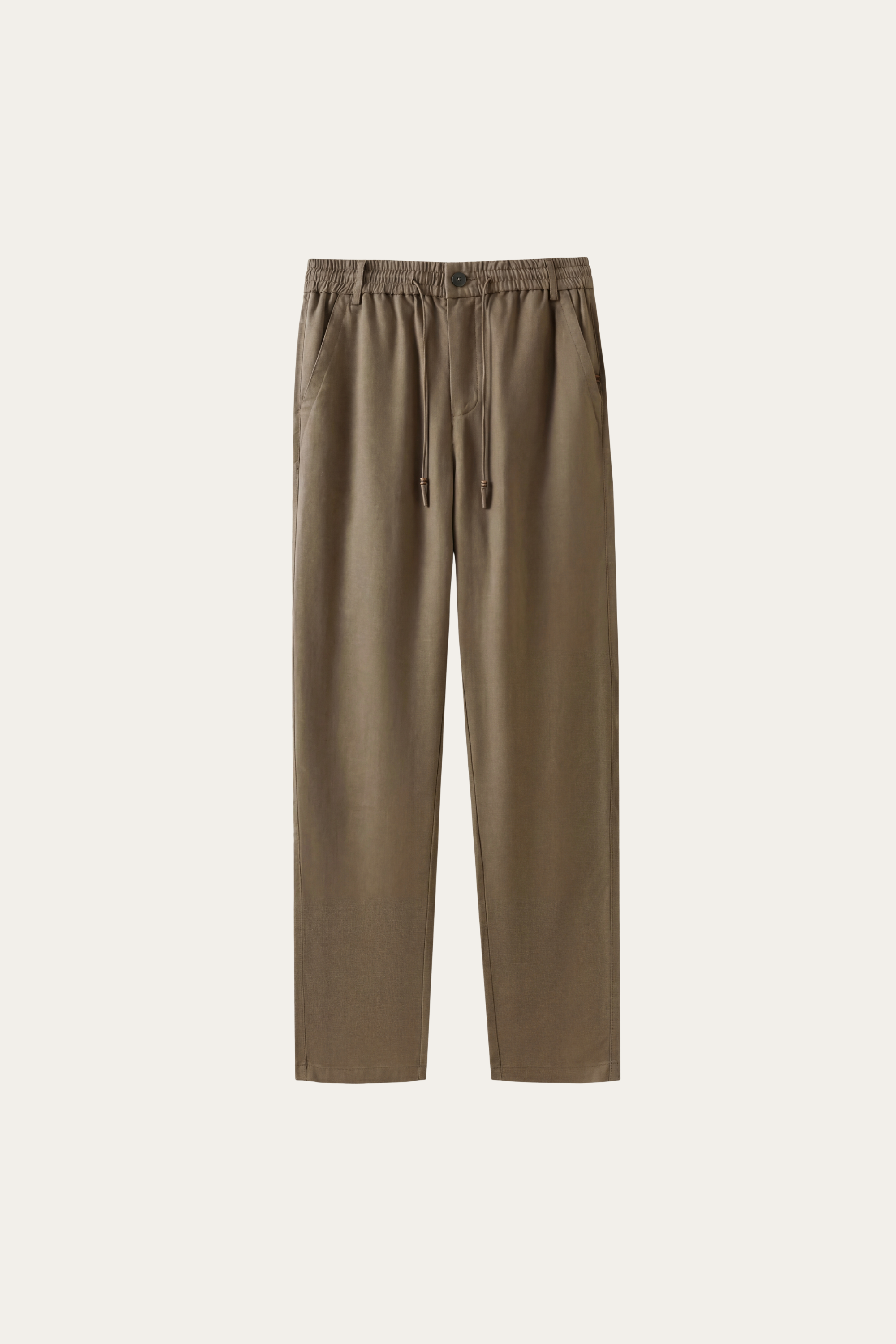 Monteria Stretch Linen Trouser Olive