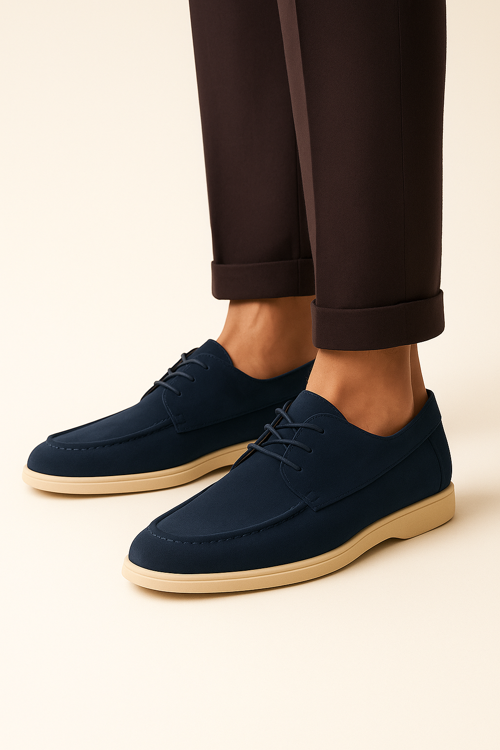 Verelli Suede Lace Shoes Navy