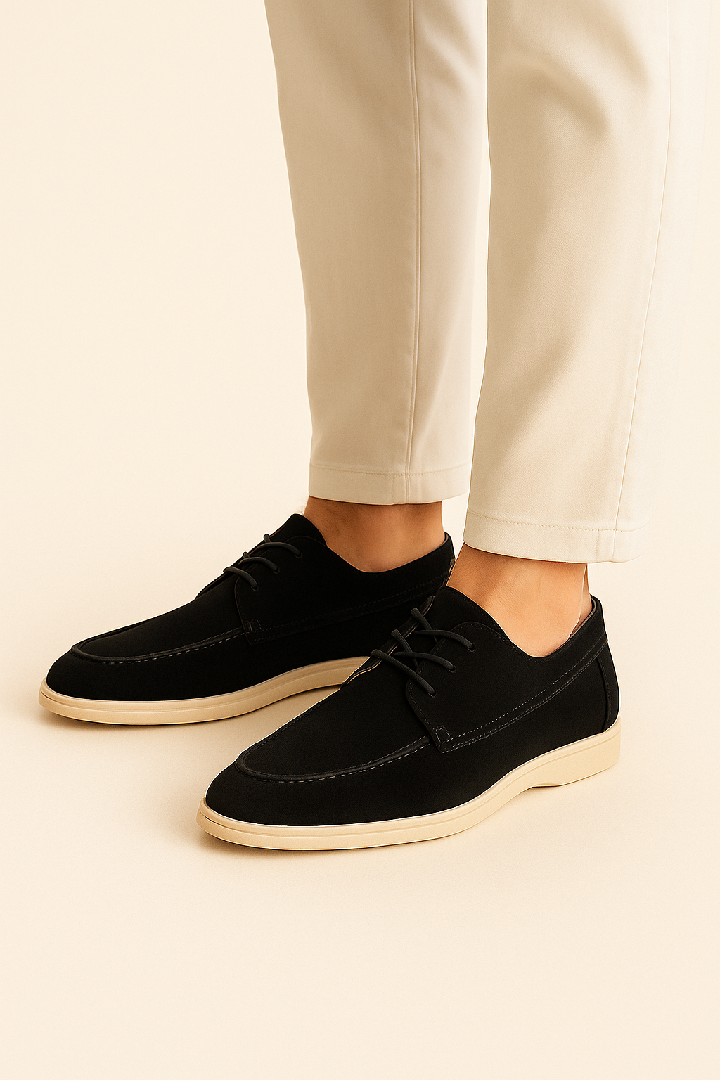 Verelli  Suede Lace Shoes Black