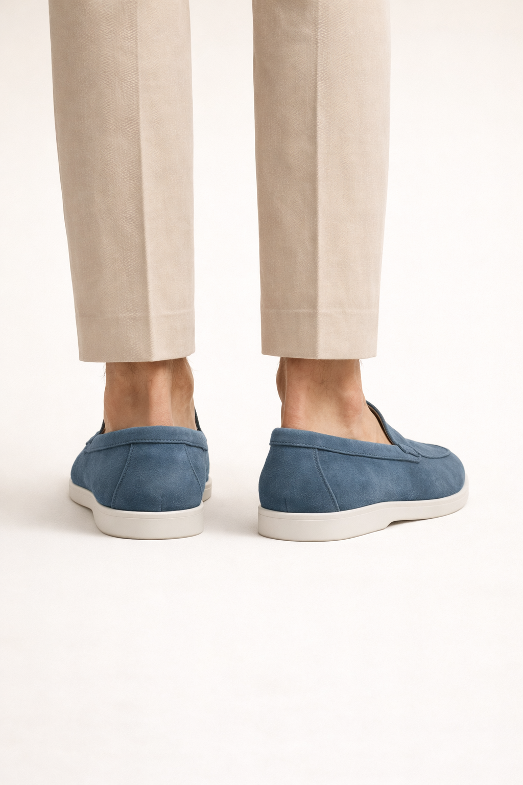 Lorenzo Suede Loafers Ocean Teal