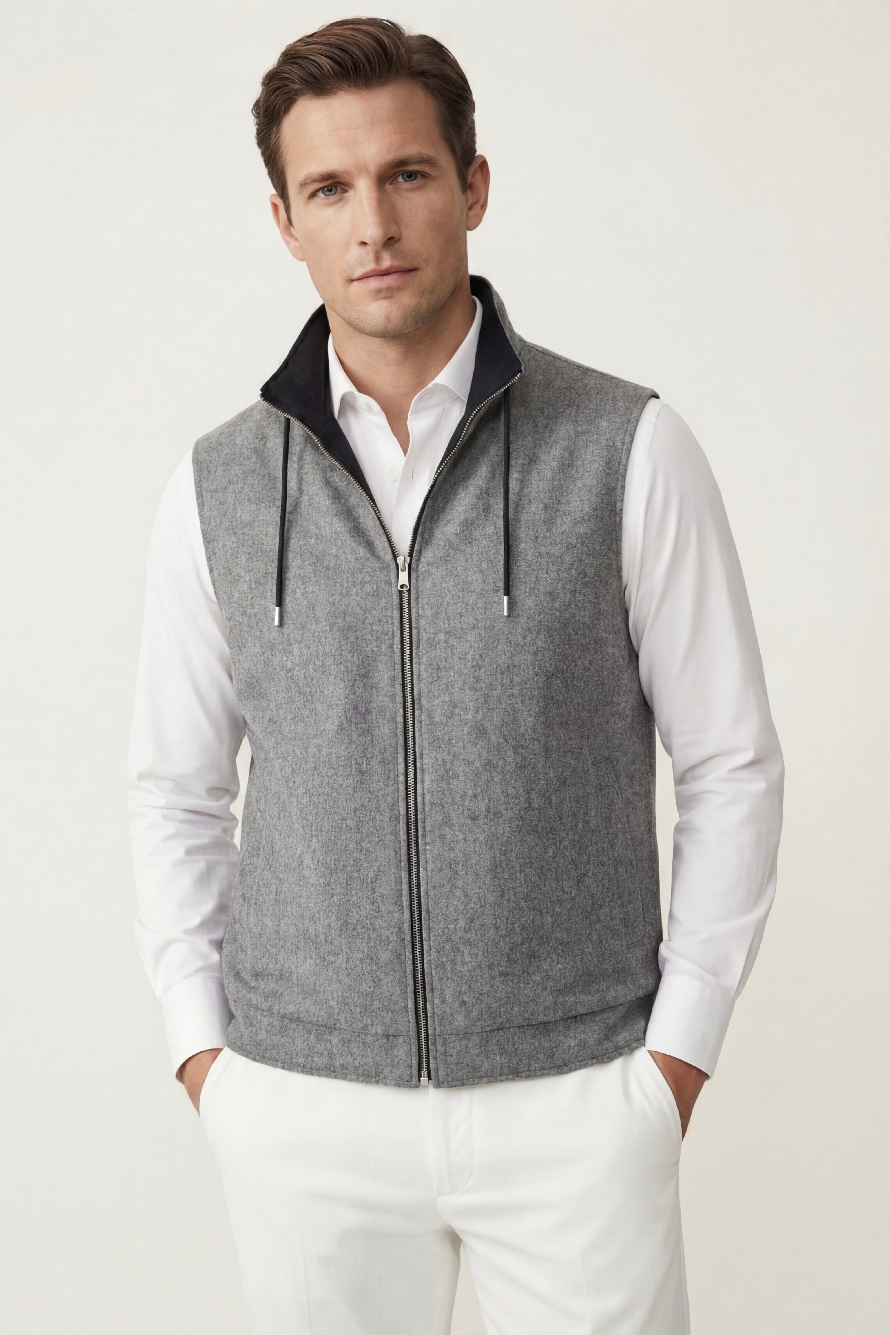 Lorenzo Reversible Vest Black