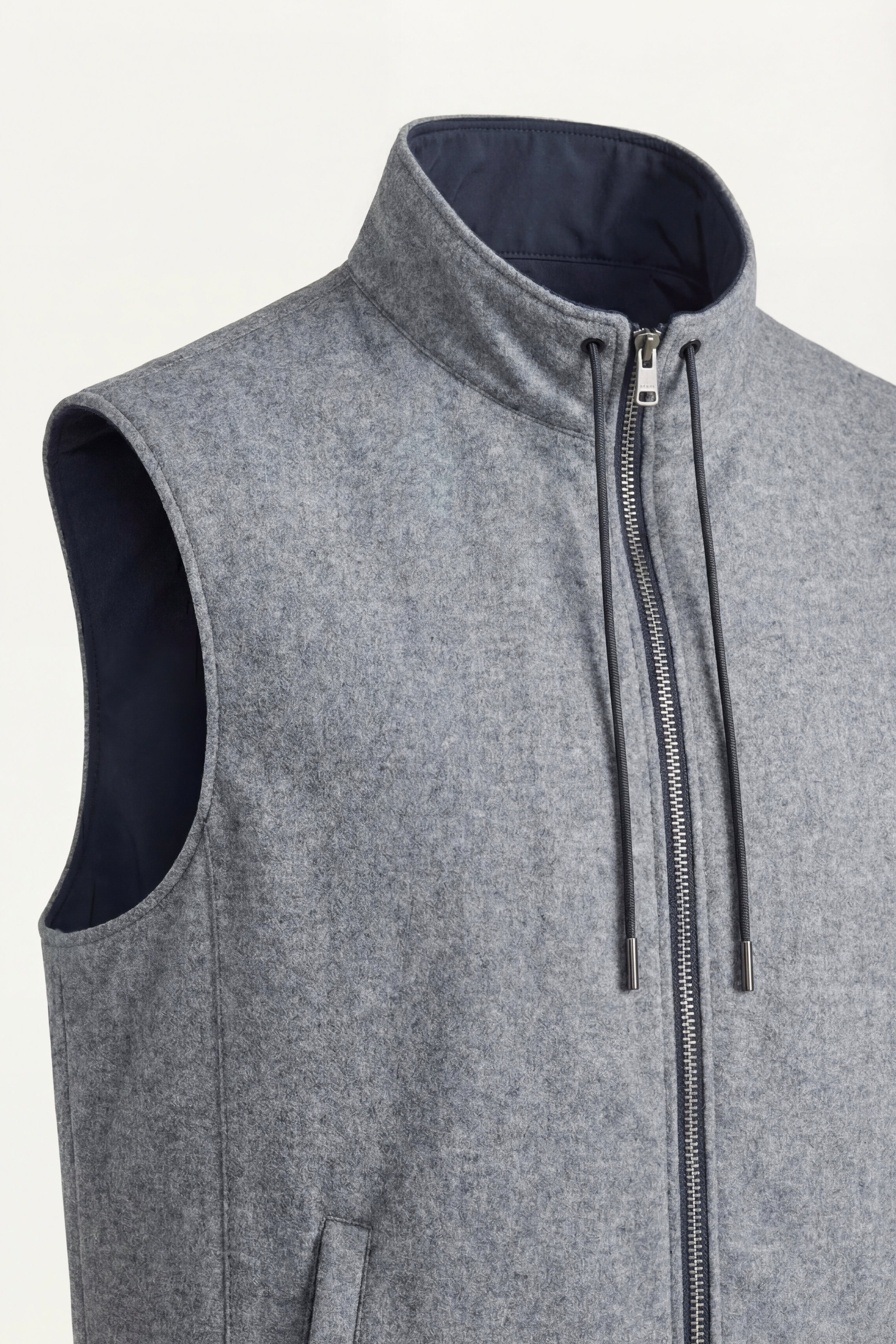 Lorenzo Reversible Vest Navy
