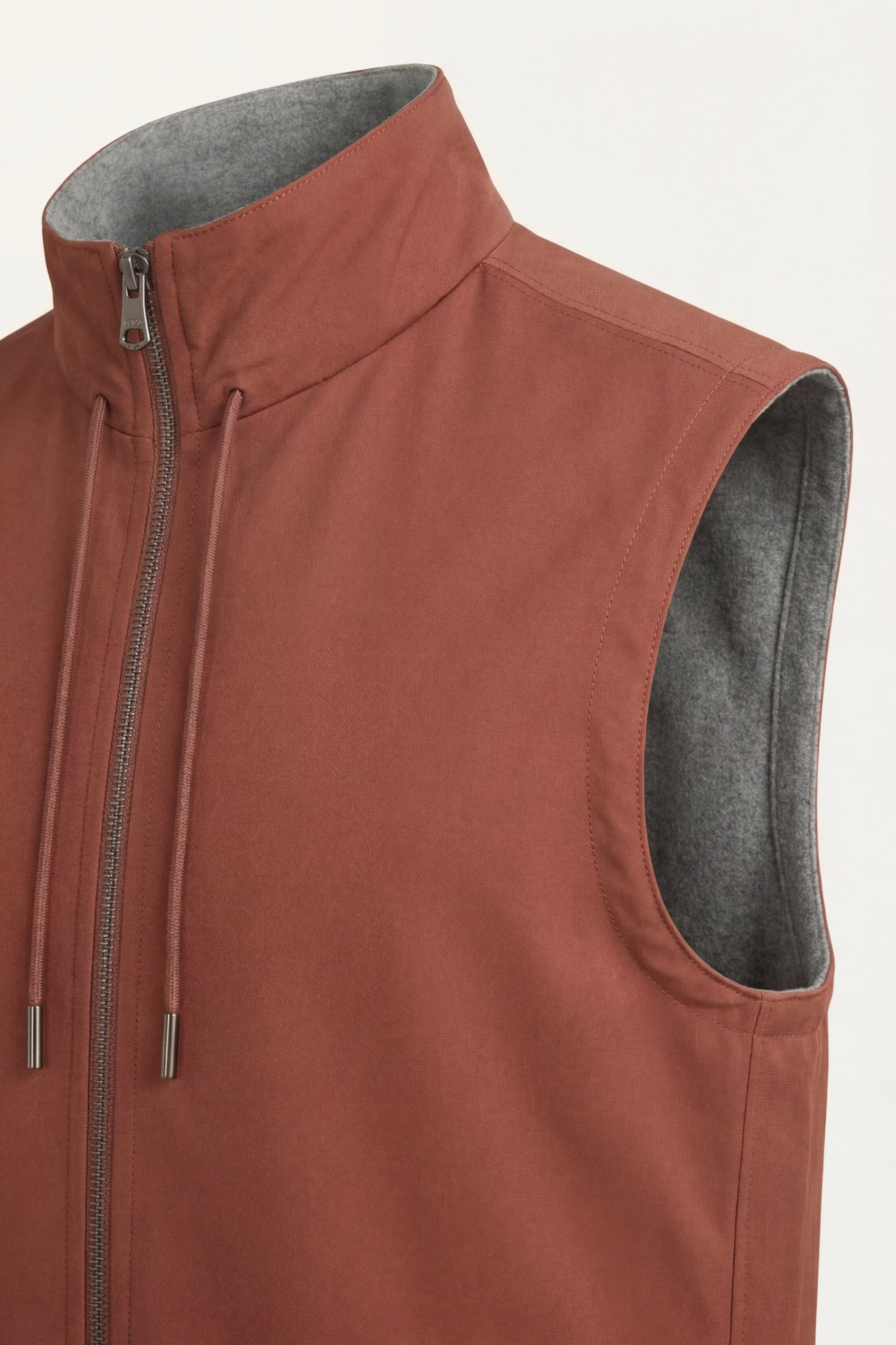 Lorenzo Reversible Vest Terracotta