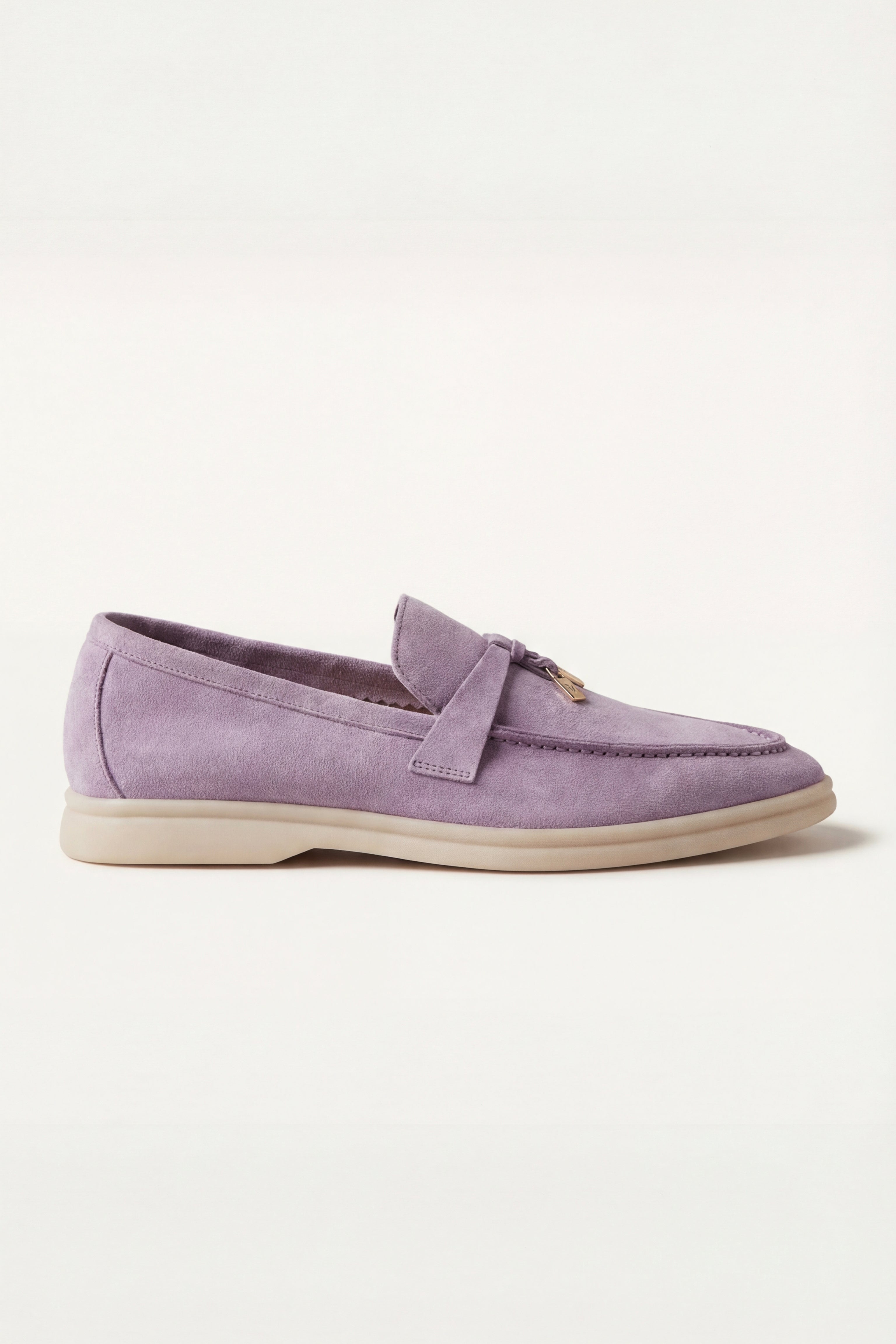 Lorenzo Buckle Loafer Lilac