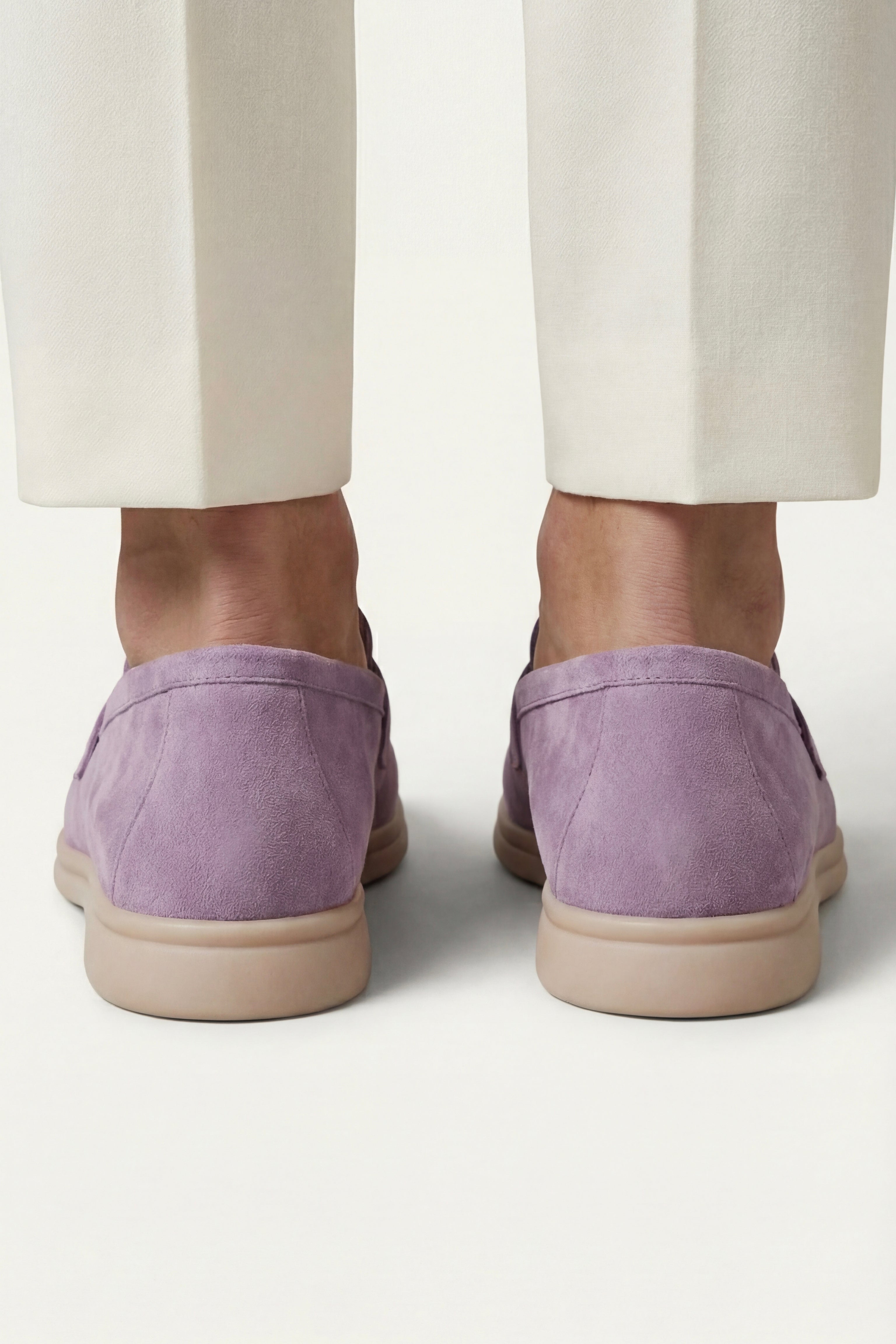 Lorenzo Buckle Loafer Lilac