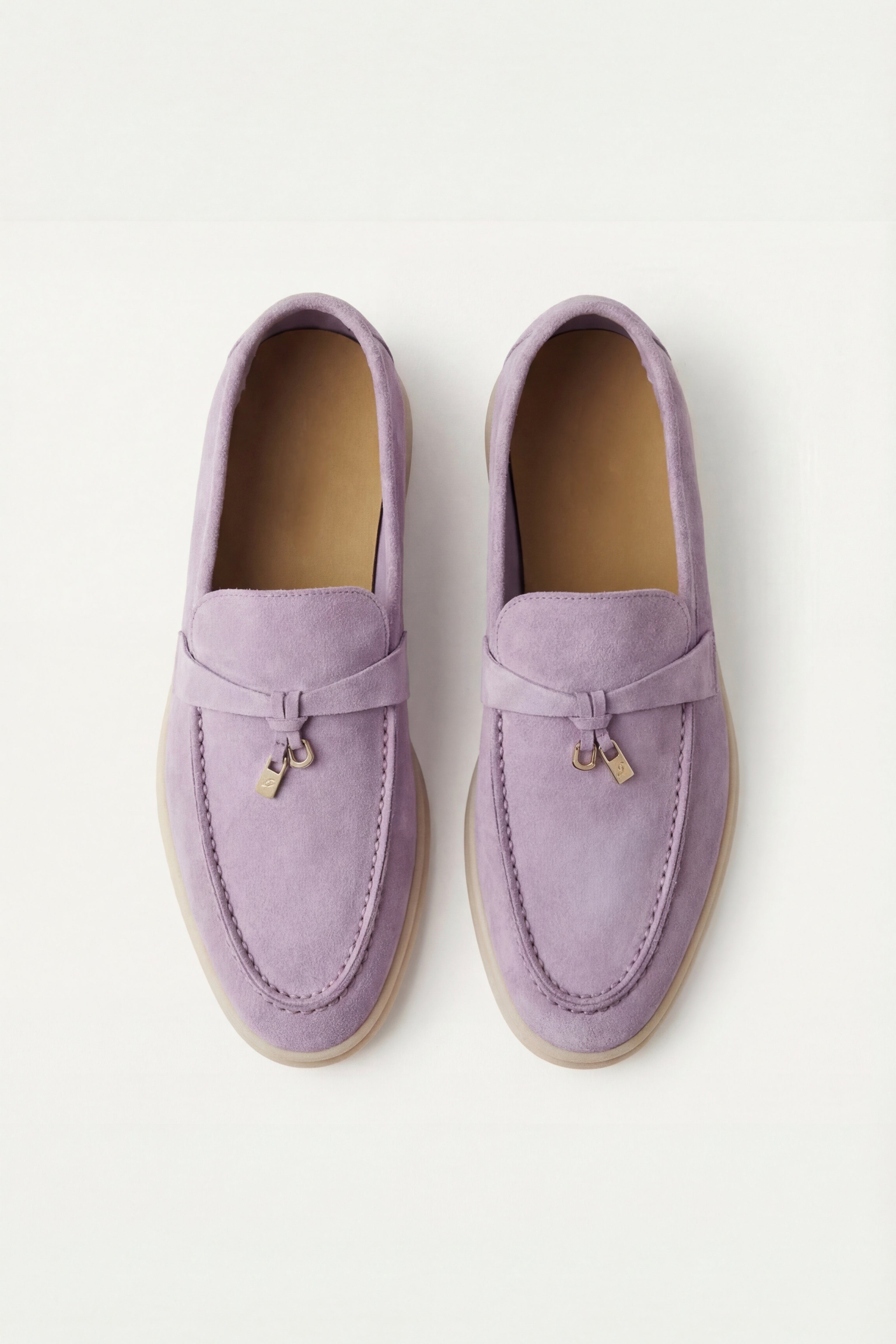 Lorenzo Buckle Loafer Lilac