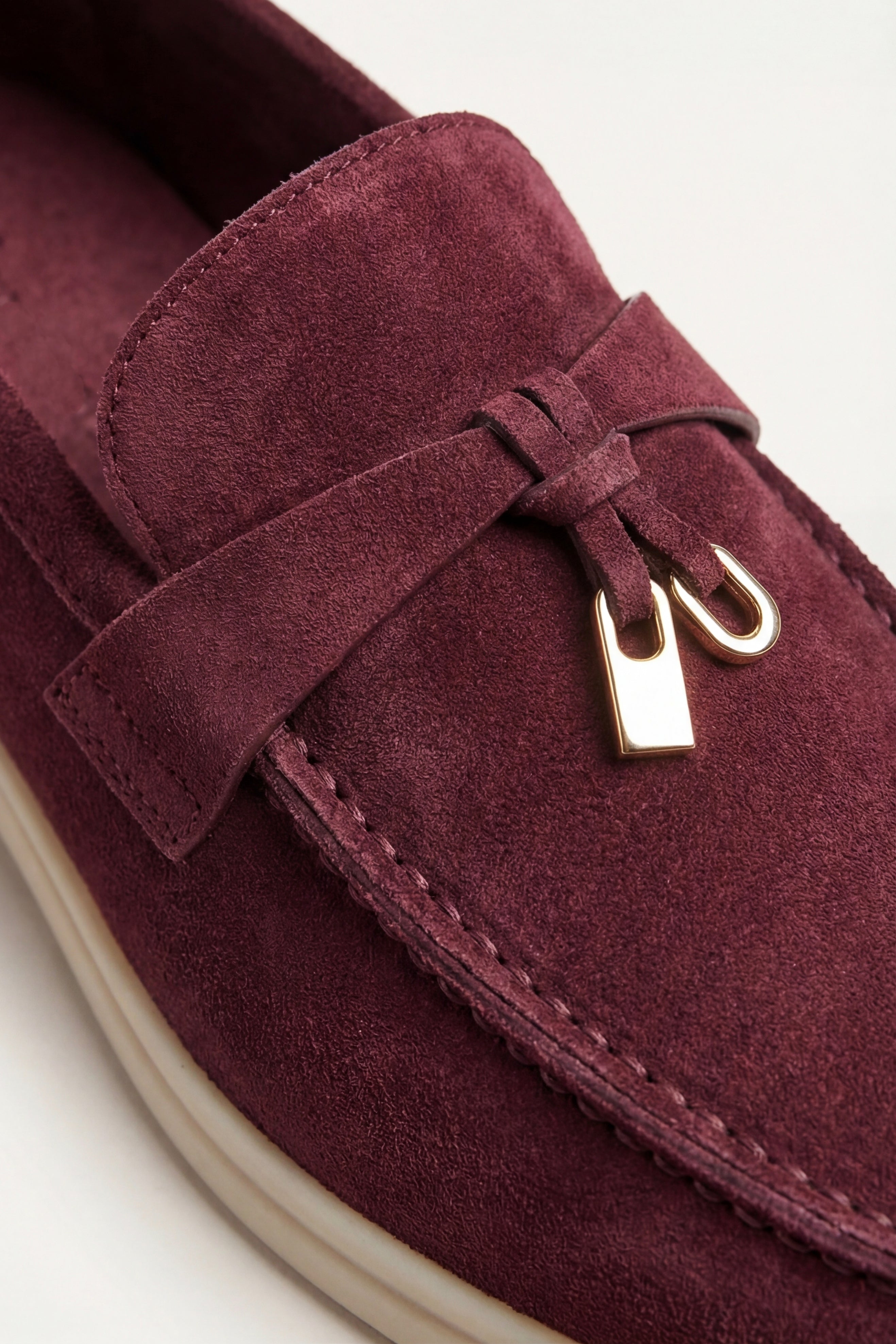 Lorenzo Buckle Loafer Burgundy Wine